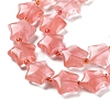 Cherry Quartz Glass Beads Strands G-NH0005-021-4