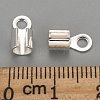 Brass Cord Ends KK-E182-S-3