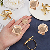 Gorgecraft 6 Pcs 2 Styles Alloy Napkin Rings AJEW-GF0002-73G-3