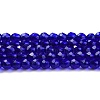 Transparent Glass Beads Strands GLAA-H021-04-09-2