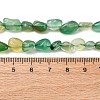 Natural Green Onyx Agate Beads Strands G-K395-A08-01-5