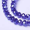 Electroplate Glass Beads Strands EGLA-A034-T3mm-A11-3