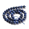Natural Lapis Lazuli Round Beads Strands G-I181-09-8mm-2