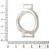 Alloy Crystal Rhinestone Oval Connector Links Charms FIND-M052-10P-NR-3