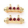 Brass Micro Pave Cubic Zirconia Pendants FIND-A012-01G-E-1