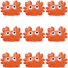 10Pcs Glass Enamel Beads LAMP-PA0001-44C-1