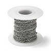 Tarnish Resistant 316 Surgical Stainless Steel Cable Chains CHS-E012-05P-3