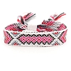 Ethnic Style Polyester Flat with Rhombus Cord Bracelets for Women PW-WG4378C-02-1