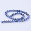 Natural Blue Spot Jasper Beads Strands X-G-Q462-10mm-06-2