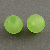 Frosted Acrylic Beads FACR-Q006-20mm-M-2