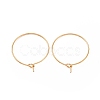 Ion Plating(IP) 316L Surgical Stainless Steel Hoop Earring Findings STAS-D164-01G-2