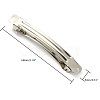 Iron Hair Barrette Findings IFIN-A171-06E-4