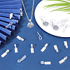 100Pcs Tibetan Style Alloy Glue-on Flat Pad Bails FIND-UN0002-33-2