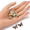 10Pcs Rack Plating Alloy Enamel Pendants ENAM-YW0002-50-4