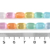 Rainbow Color Natural Selenite Beads Strands G-F750-M02-02-5