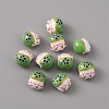 Handmade Porcelain Beads PORC-WH0016-02F-1
