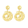 304 Stainless Steel Dangle Stud Earrings for Women EJEW-K268-13C-G-4