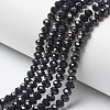 Opaque Solid Color Imitation Jade Glass Beads Strands EGLA-A044-P8mm-D18-1