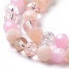 Glass Beads Strands GLAA-E036-09E-4