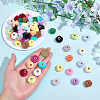 100Pcs 20 Colors Imitation Rabbit Hair European Beads FIND-PA0001-27-3