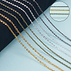 DIY Iron Cable Chains Bracelets Necklaces Making Kits DIY-SP0002-14B-4