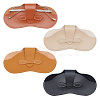 AHADEMAKER 4Pcs 4 Colors Imitation Leather Glasses Cases AJEW-GA0005-46-1