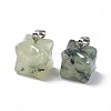 Natural Prehnite Pendants G-C002-02D-2