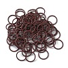 100Pcs Baking Paint Zinc Alloy Open Jump Rings FIND-WH0032-85B-07-1