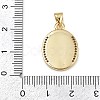 Brass Micro Pave Cubic Zirconia Pendants KK-D376-07G-3