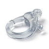 Transparent Plastic Lobster CLaw Clasps KY-H005-A04-4