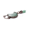 Natural Green Aventurine Big Pendants G-M383-25A-4