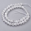 Natural Crackle Crystal Bead Strands G-G945-13-8mm-2