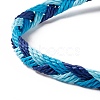 3Pcs 3 Style Plastic Braided Bead Bracelets Set BJEW-B065-08C-5