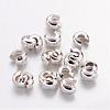 Iron Crimp Beads Covers IFIN-H028-S-1