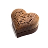 Heart Wooden Ring Storage Boxes PW-WG86876-01-2