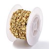 Brass Flat Sequin Chains CHC-D028-07G-4