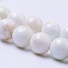 Natural Magnesite Bead Strands X-G-P286-10-6mm-3