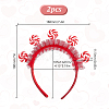 Cloth Lollipop Hair Bands for Women Girl OHAR-WH0021-89A-2