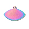 PVD Vacuum Plating 304 Stainless Steel Pendant Cabochons Settings STAS-P288-21M-2