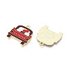 Valentine's Day Alloy Enamel Pendants ENAM-T023-24A-2