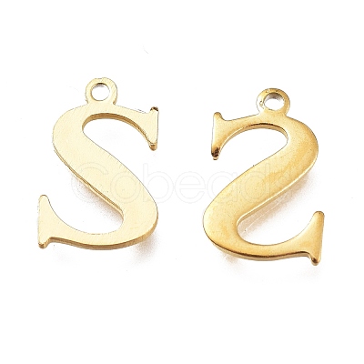 PVD Vacuum Plating 304 Stainless Steel Charms STAS-H112-S-G-1