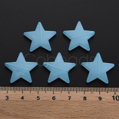 Imitation Jelly Acrylic Beads MACR-S373-90-E08-1
