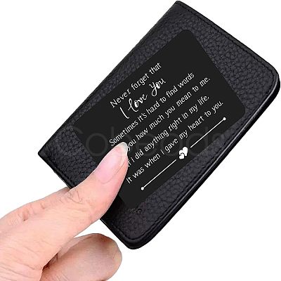 Stainless Steel Blank Thermal Transfer Cards and Paper Envelopes DIY-FG0001-74D-1