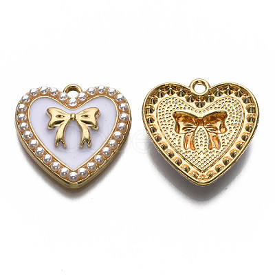 Alloy Enamel Pendants X-ENAM-T011-111B-NR-1