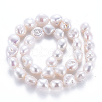 Natural Keshi Pearl Beads Strands PEAR-S020-X01-1