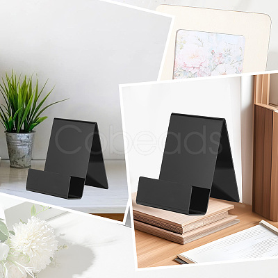 6Pcs Acrylic Book Stand for Kitchen Counter ODIS-SP0001-04A-1