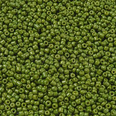 Baking Paint Glass Seed Beads SEED-S001-K9-1