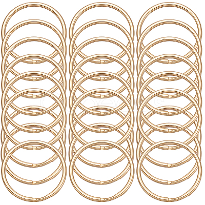50Pcs Iron Keychain Clasps FIND-SP0005-56KCG-1