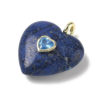 Dyed Natural Lapis Lazuli Pendants G-C274-04G-1