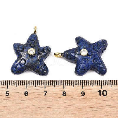 Dyed Natural Lapis Lazuli Pendants X-G-H353-01G-05-1